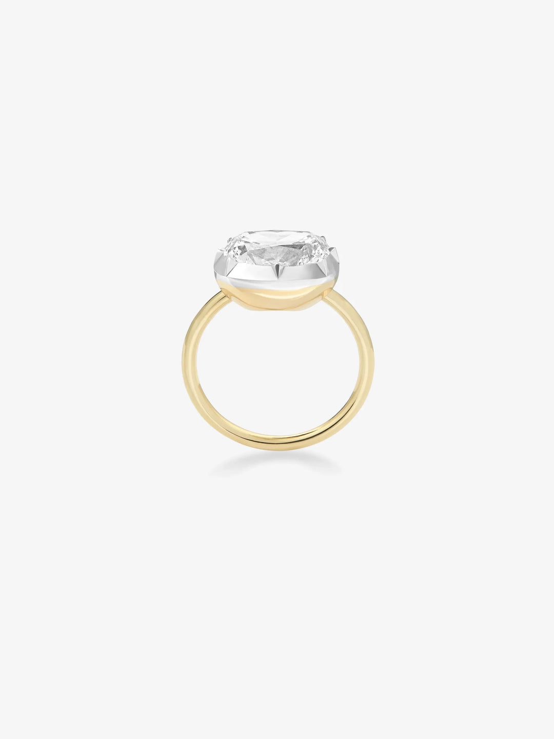 Zendaya Inspired East-West Cushion Diamond Engagement Ring