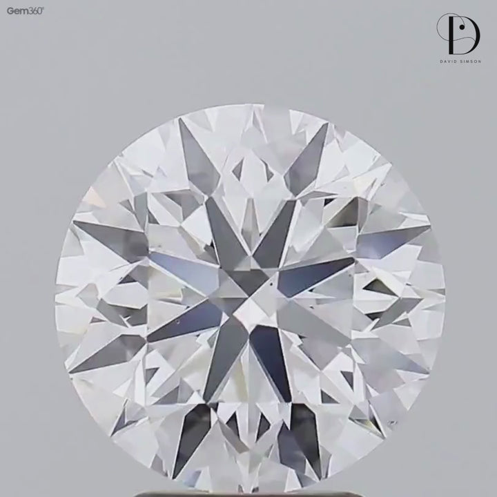 3.64CT Round Brilliant Cut Lab-Grown Diamond