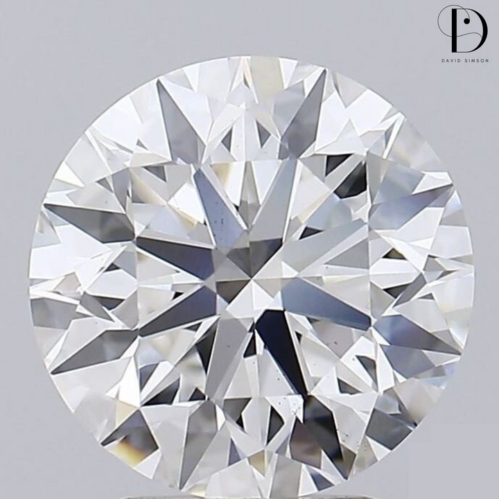 3.27CT Round Brilliant Cut Lab-Grown Diamond