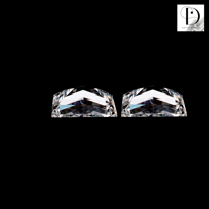 0.20CT Cadillac Step Cut Lab-Grown Diamond Pair