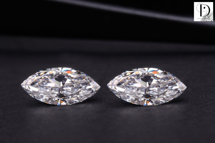 0.20CT Marquise Cut Lab-Grown Diamond Pair