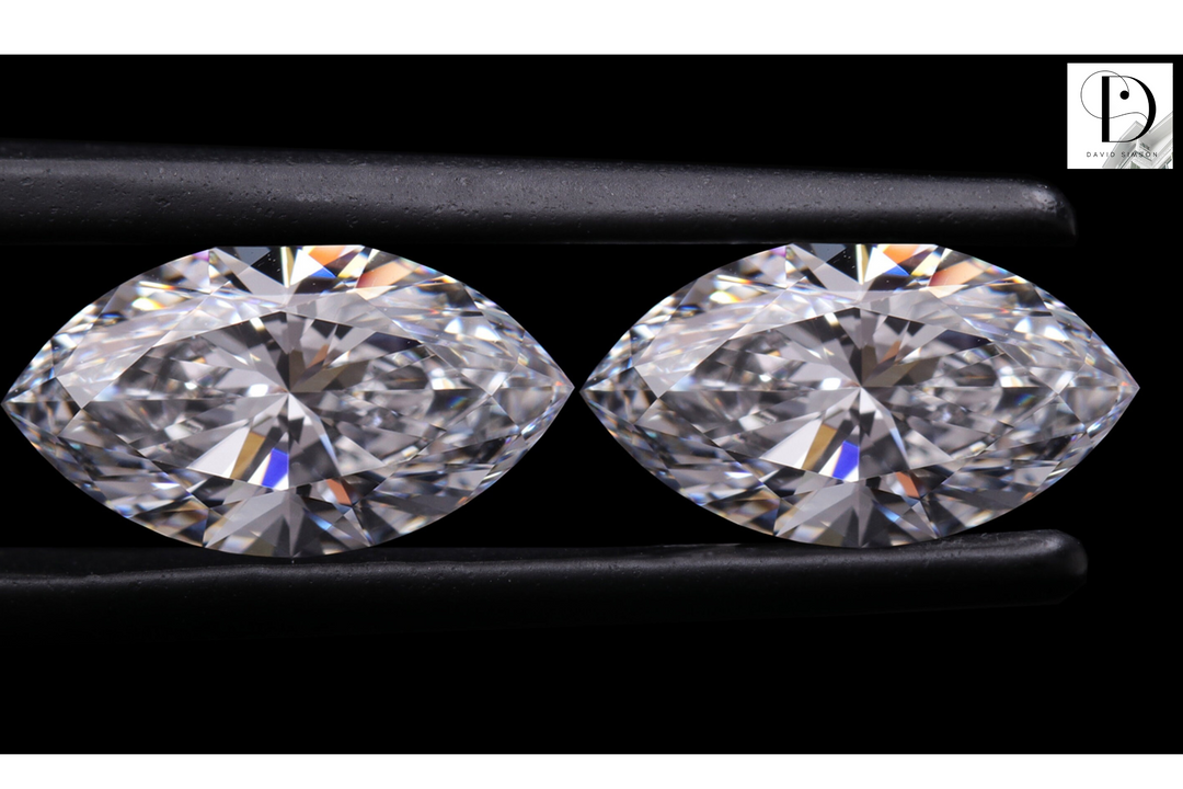 0.20CT Marquise Cut Lab-Grown Diamond Pair
