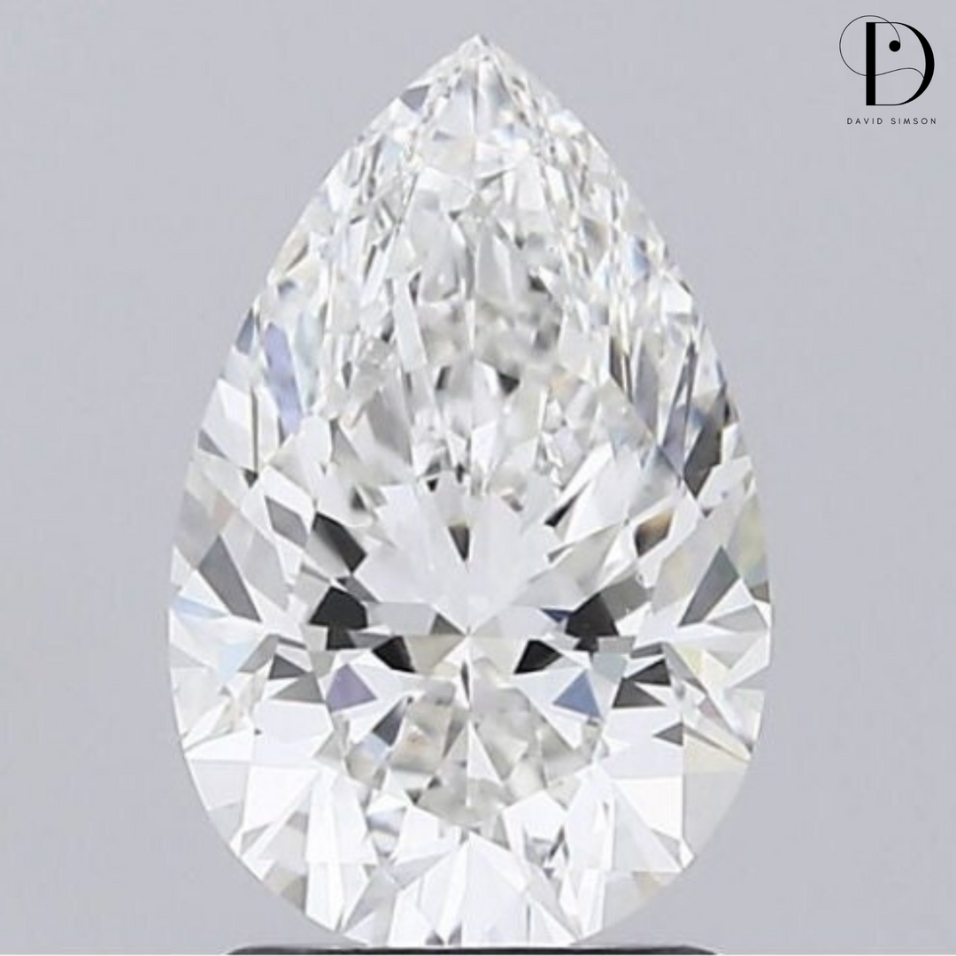 3.12CT Pear Cut Lab-Grown Diamond