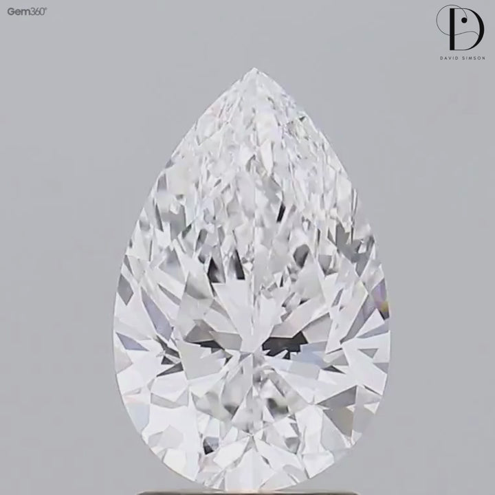 2.01CT Pear Cut Lab-Grown Diamond