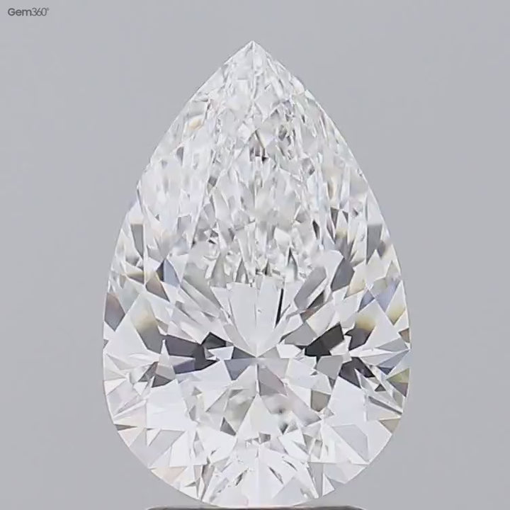 3.01CT Pear Cut Lab-Grown Diamond