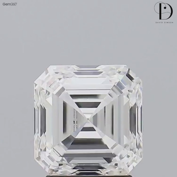4.06CT Asscher Cut Lab-Grown Diamond