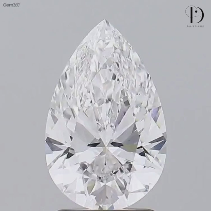 2.11CT Pear Cut Lab-Grown Diamond