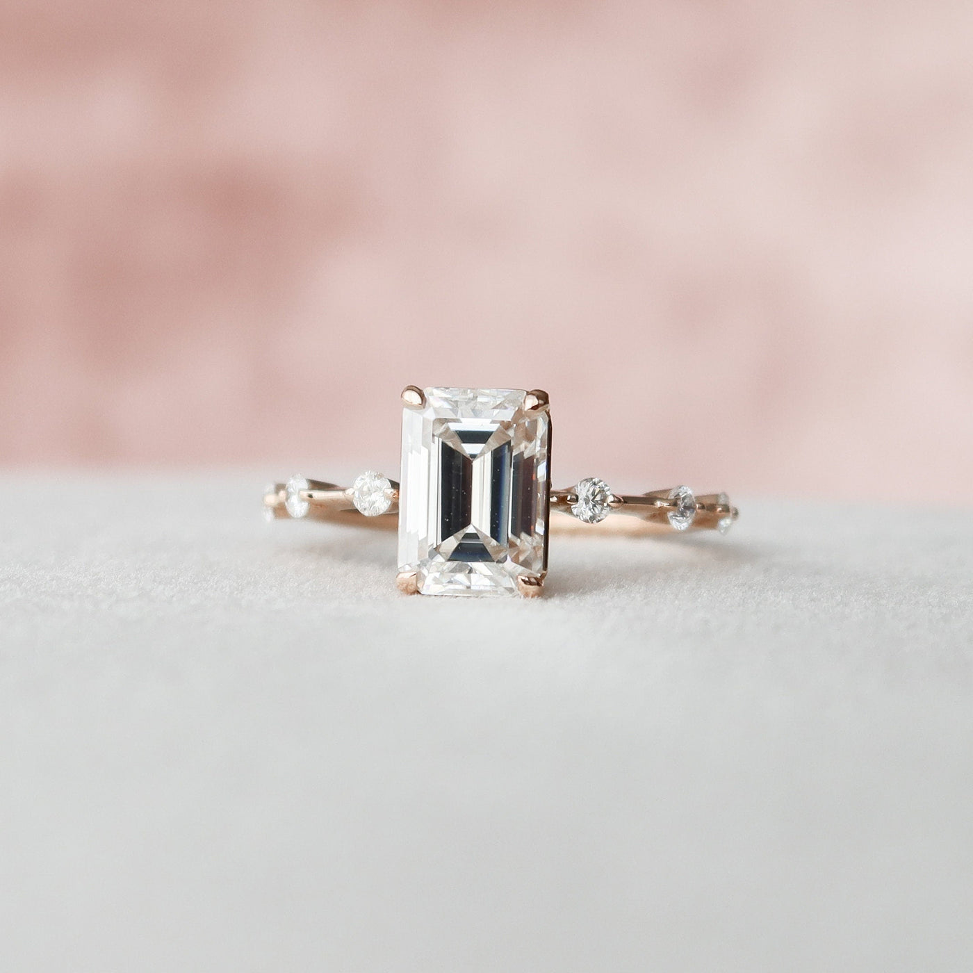 2.75 CT Marquise Moissanite Engagement Ring Set - VVS1 Colorless In Gold Or Silver