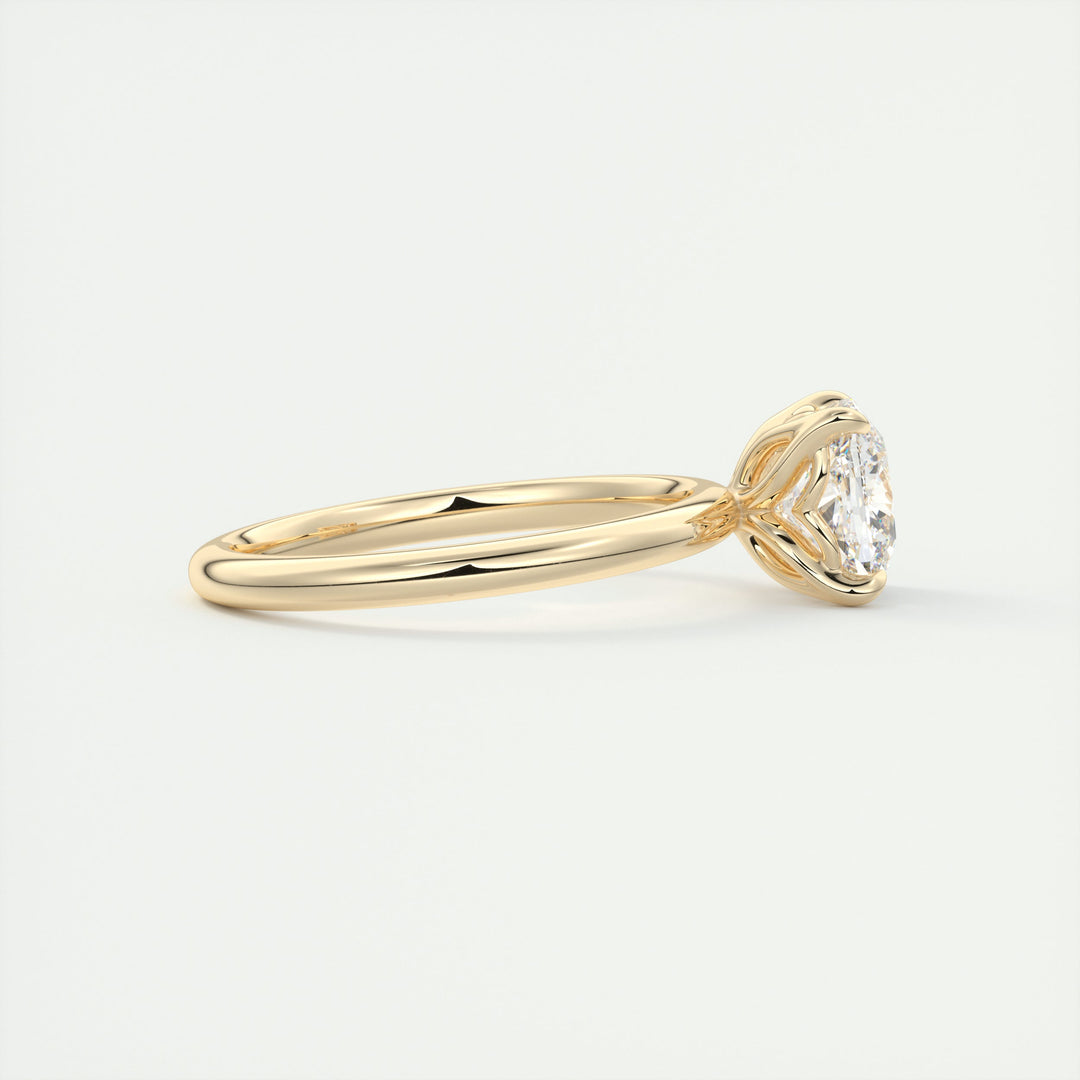 2 CT Cushion Cut Diamond Moissanite Engagement Ring